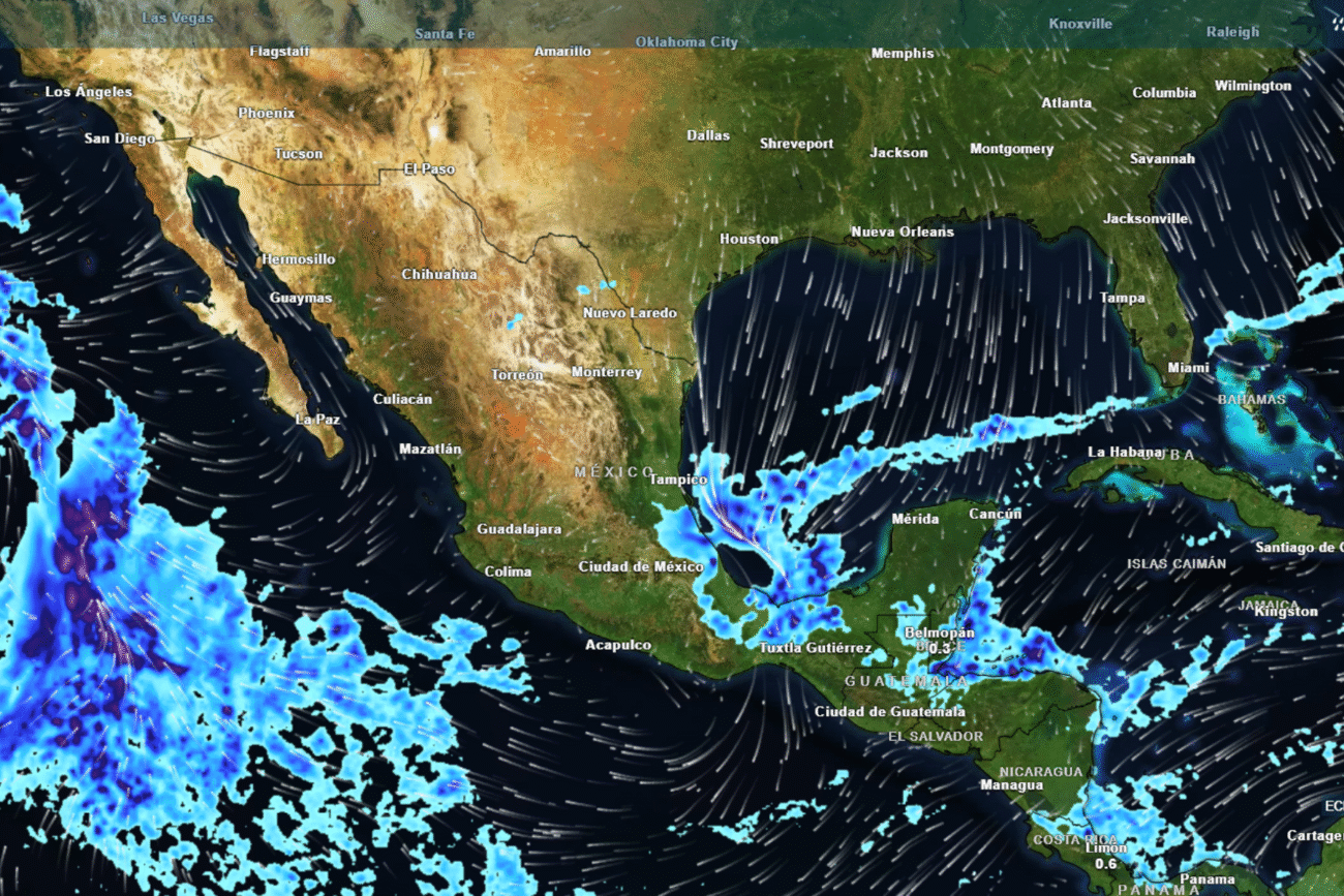 Frente Frío 25 intensifica lluvias y descenso térmico para fin de Año
