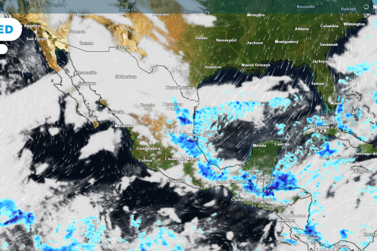 Frente frío 21 avanza sobre México con lluvias, vientos y descenso de temperatura
