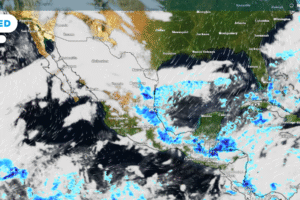Frente frío 21 avanza sobre México con lluvias, vientos y descenso de temperatura