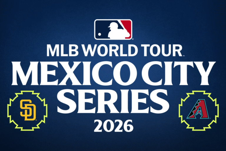 México City Series 2026 traerá a Padres y D-backs al Estadio Alfredo Harp Helú