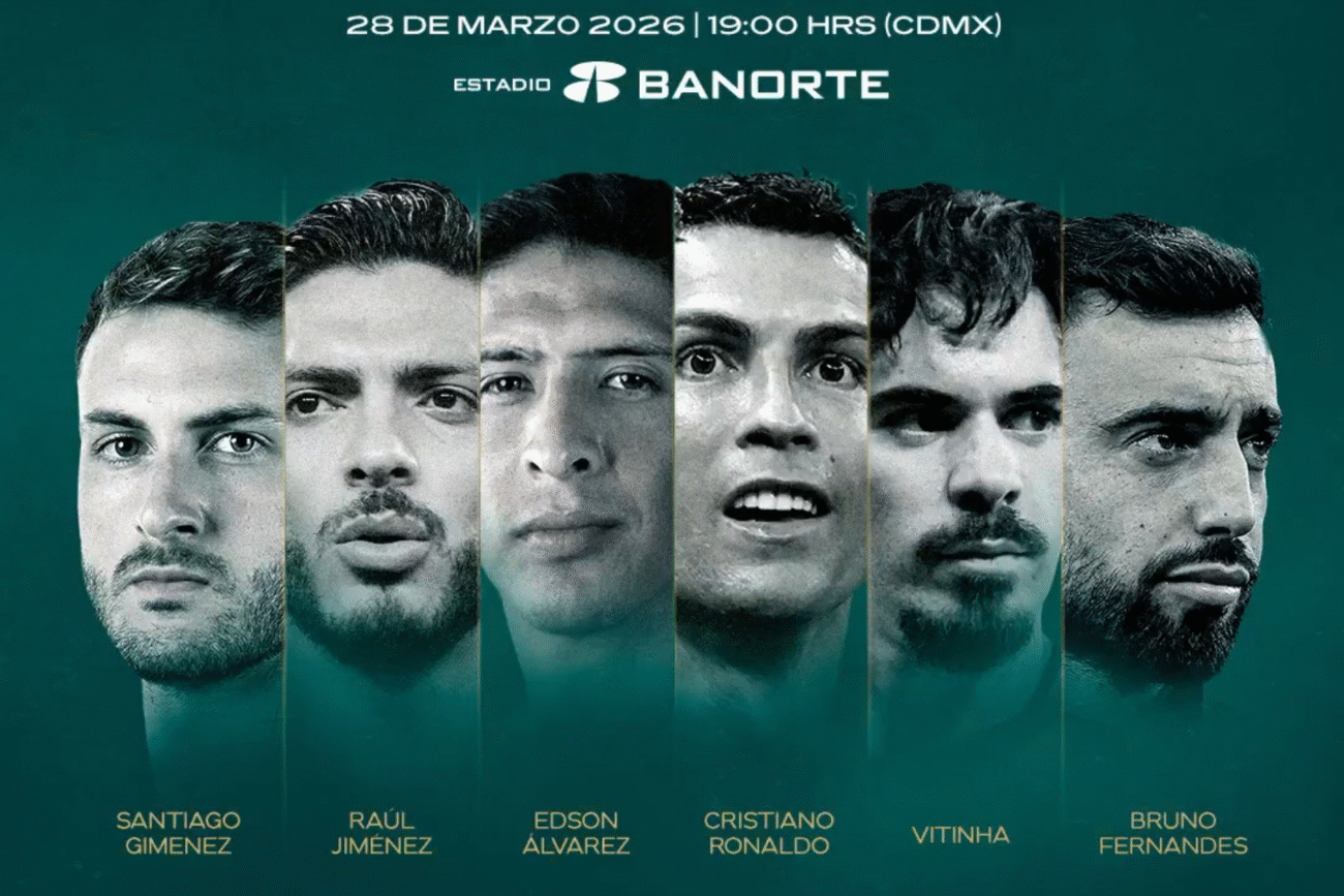 Oficial: México vs. Portugal se jugará en Marzo de 2026