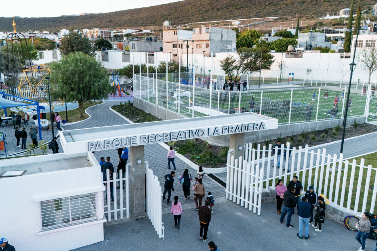 Rodrigo Monsalvo inauguró nuevo parque en La Pradera