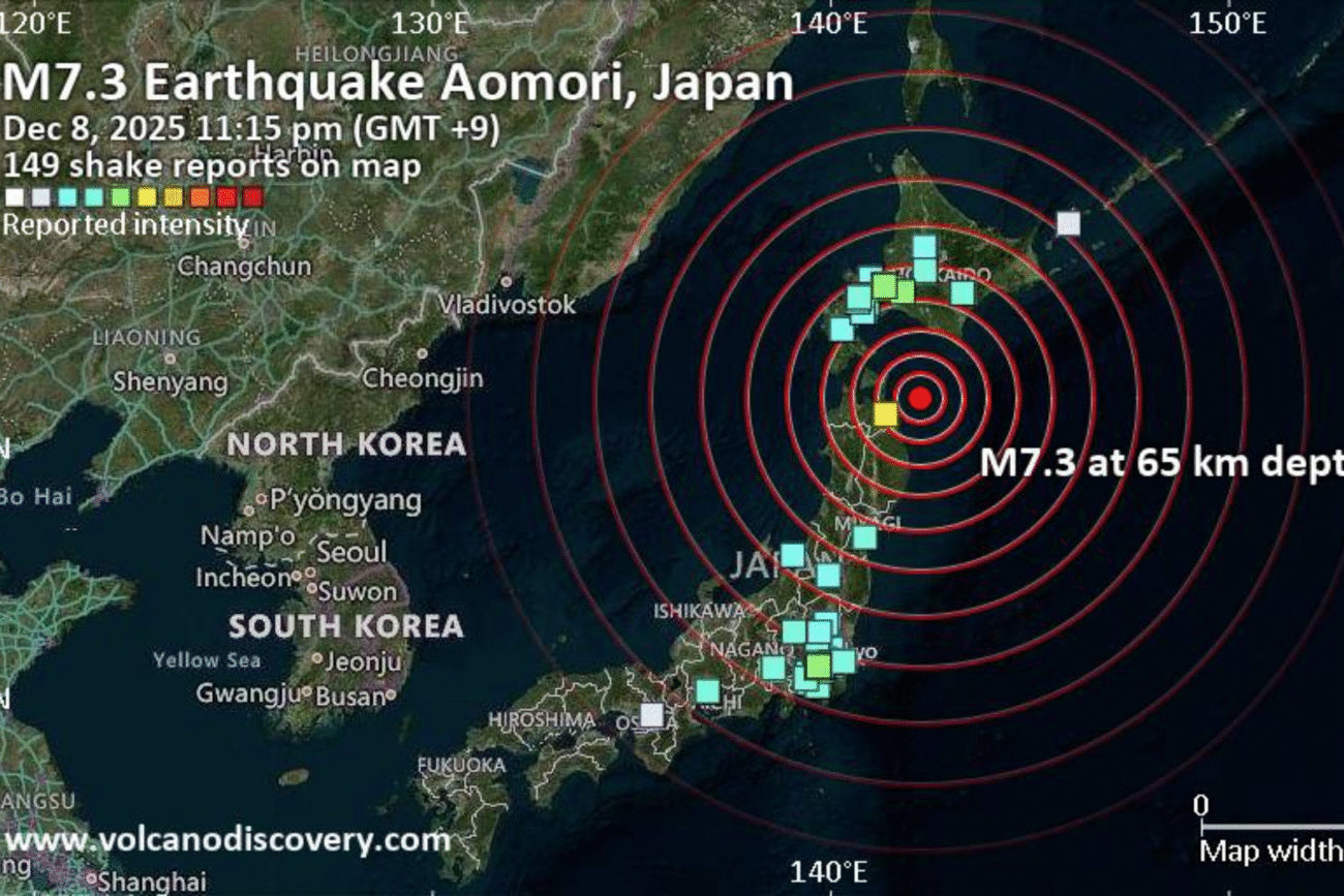 Terremoto en Japón de magnitud 7.6 activa alerta de tsunami