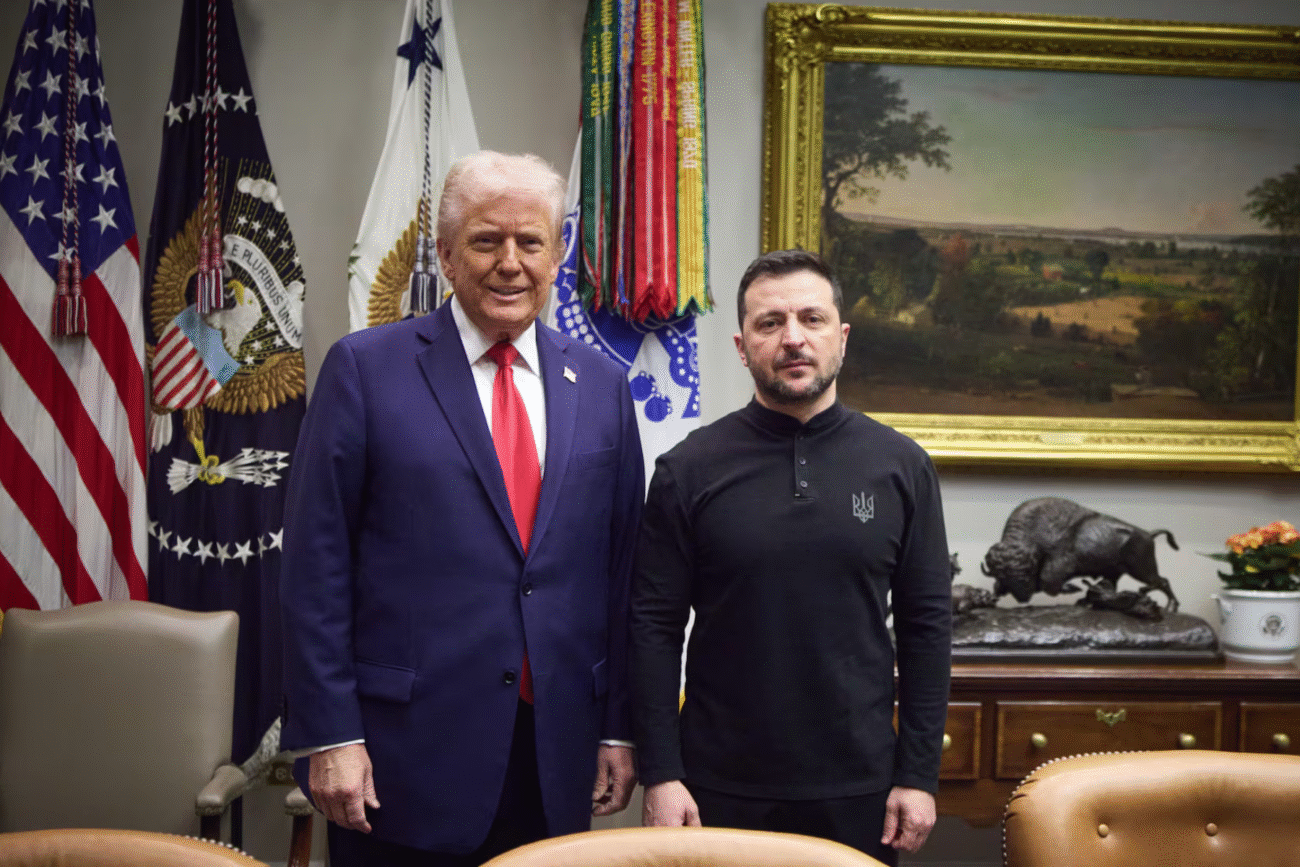 Trump y Zelensky dialogan en Mar-a-Lago por un acuerdo de paz en Ucrania