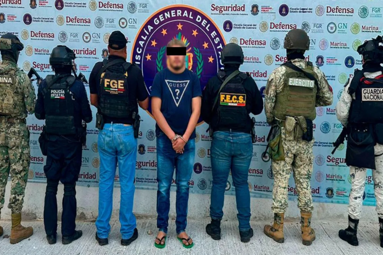 Capturan a lugarteniente del CJNG en Guerrero por incendios y bloqueos en Acapulco