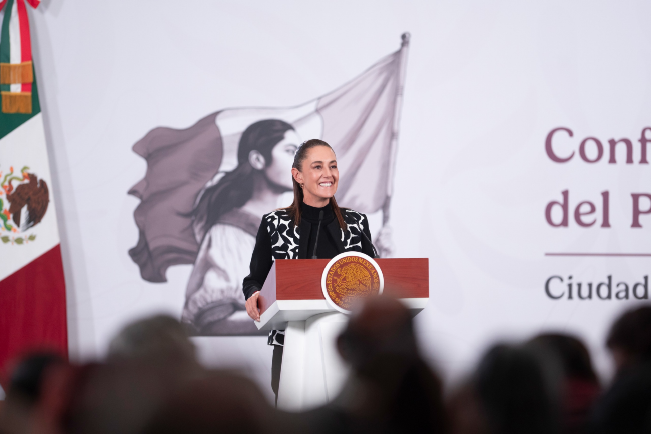 Claudia Sheinbaum celebra aval en el Senado a la Reforma laboral