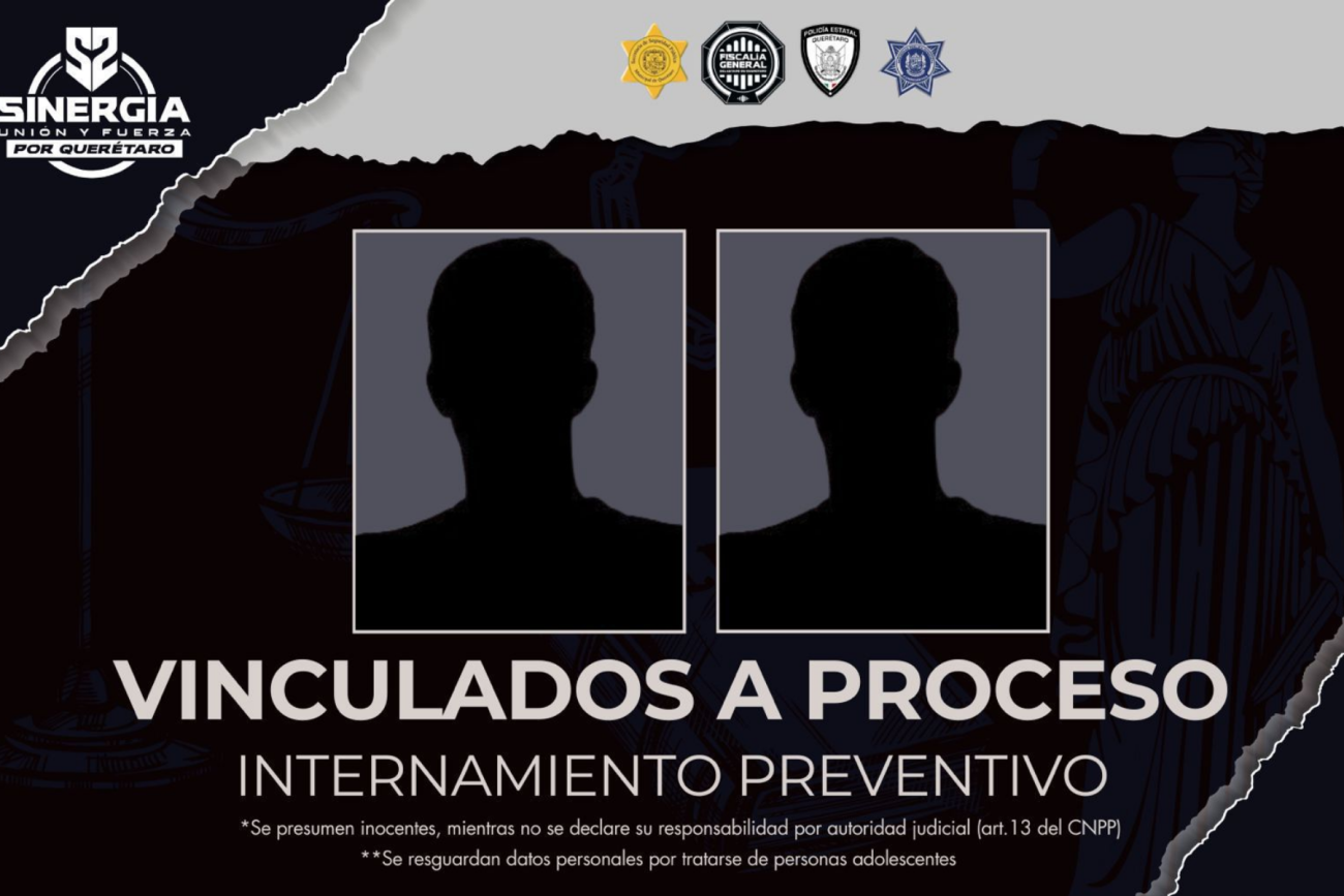 Fiscalía de Querétaro vincula a proceso a dos menores por tentativa de homicidio