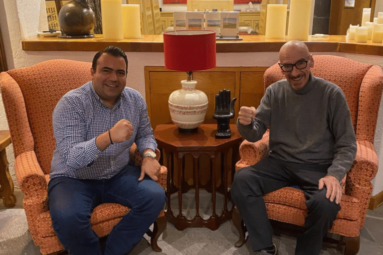 Gaspar Trueba se reúne con Dante Delgado y refuerza diálogo político