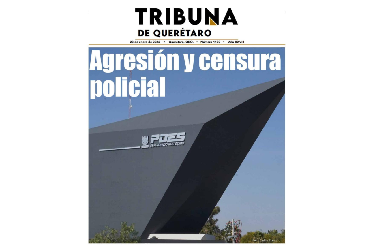 Reportero de Tribuna de Querétaro, de la UAQ, denuncia abuso de autoridad tras documentar actuación policial