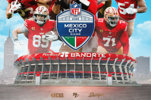 San Francisco 49ers serán locales en CDMX en partido oficial de la NFL 2026