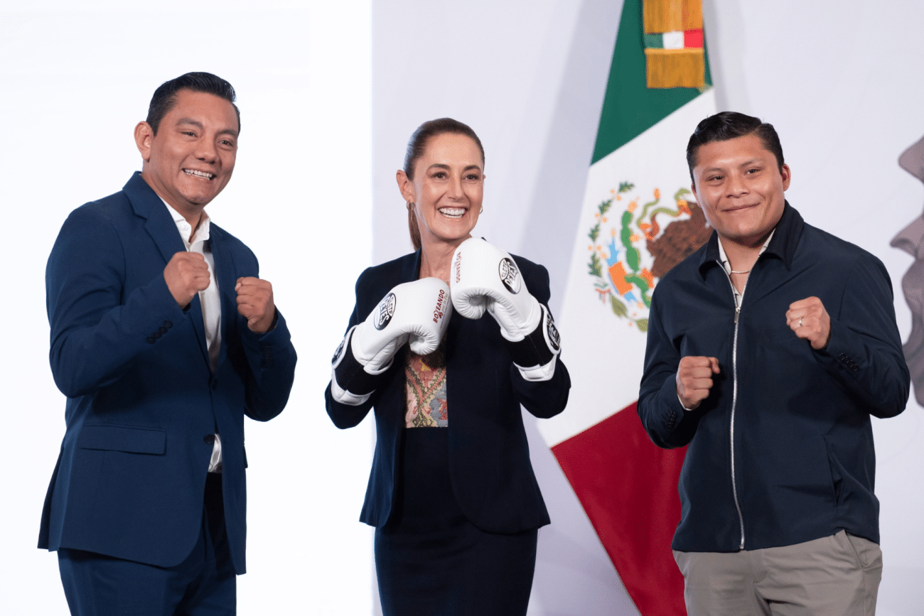 Sheinbaum presenta Boxeo por la Paz, apoyo para 5,000 atletas