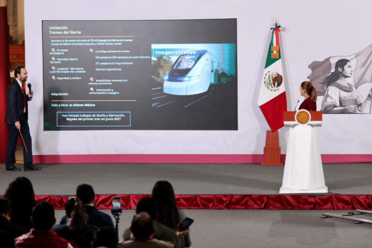 Tren México-Querétaro operará en 2027; obra alcanza 10% de avance