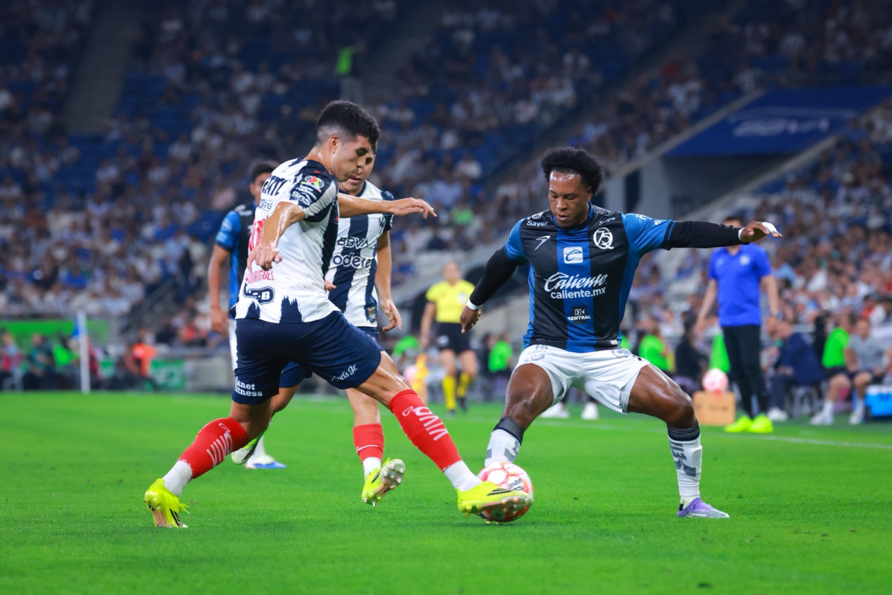 Gallos Blancos caen 4-0 ante Monterrey por goleada en la Jornada 9
