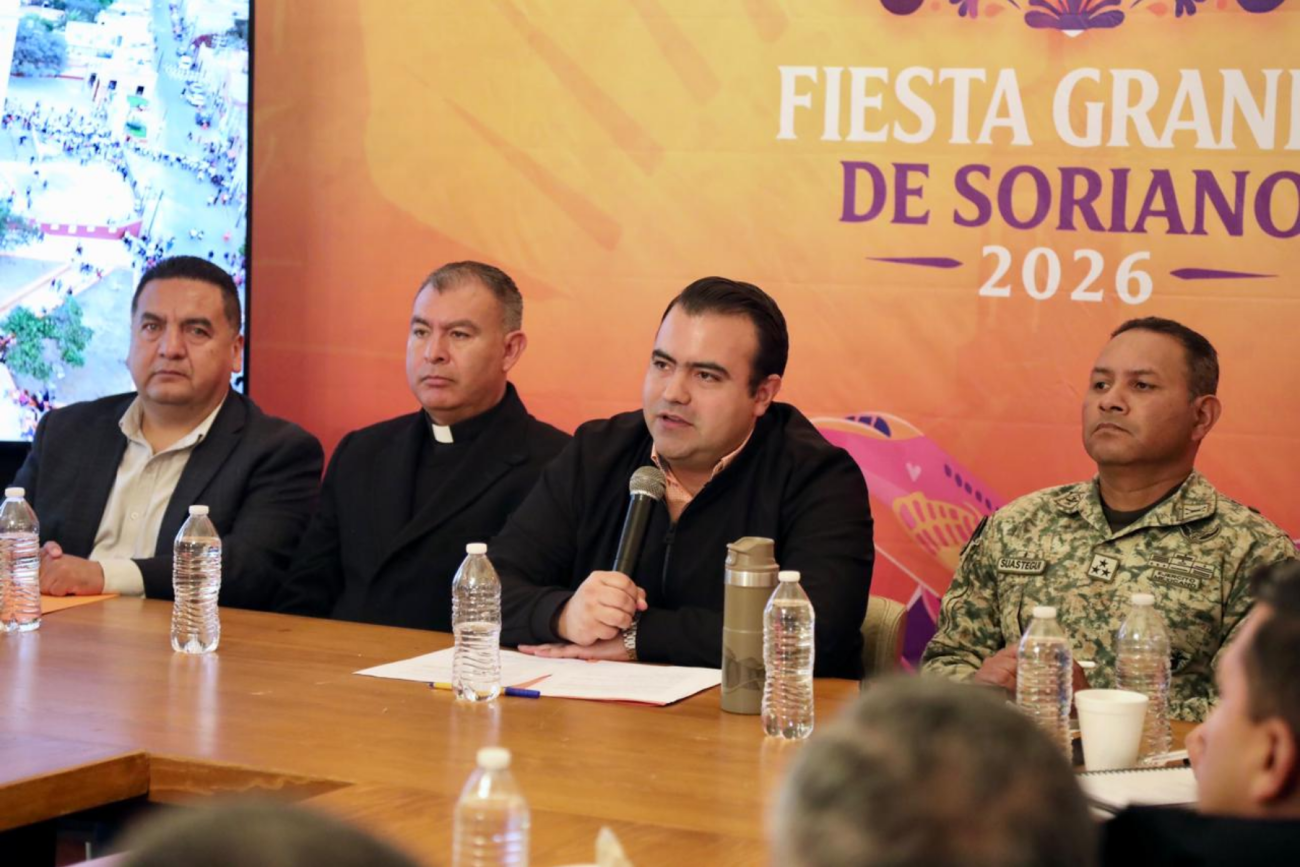 Gaspar Trueba presenta operativo de seguridad en Colón para festividad del Soriano 2026