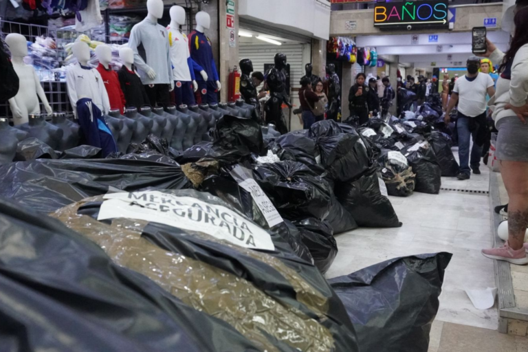 IMPI asegura mercancía pirata en Tepito previo al Mundial 2026