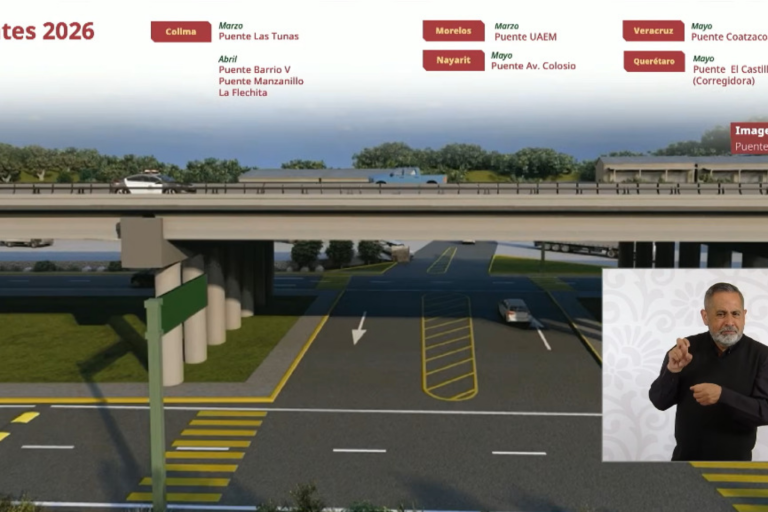 Puente de Castillo en Corregidora iniciará construcción en mayo: SICT