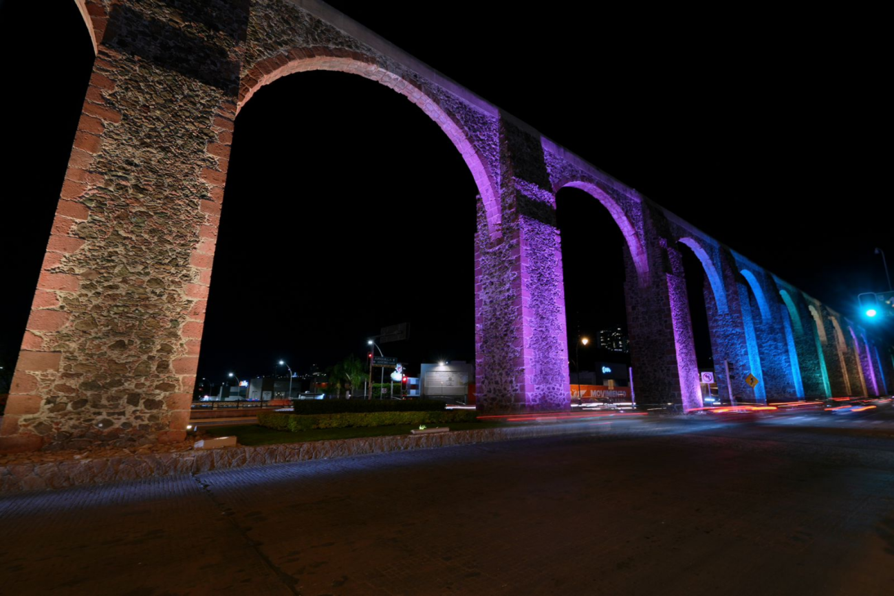 Aniversario de Los Arcos en Querétaro tendrá show de luces y actividades culturales