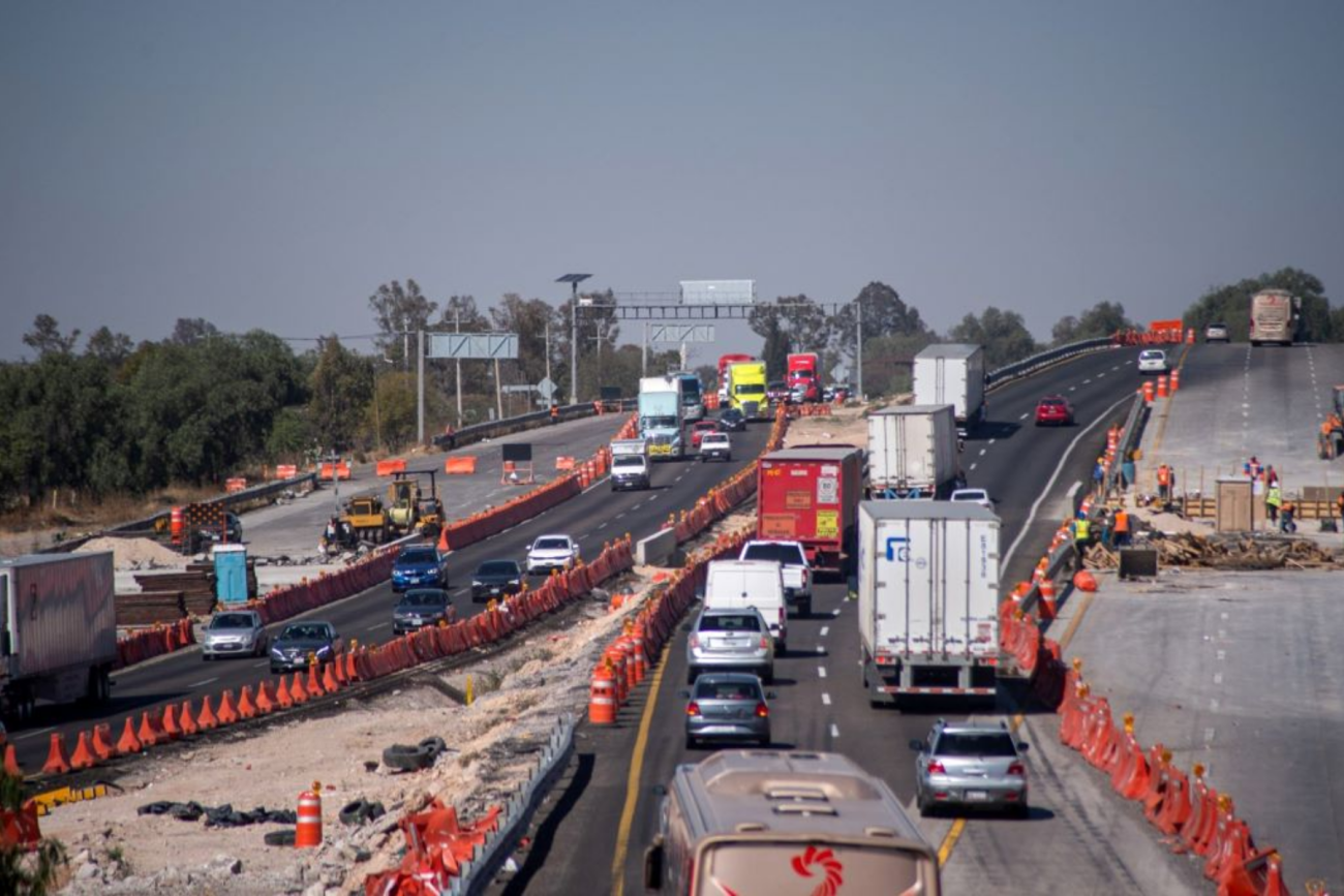 Obras en la Carretera 57 estarán listas el 16 de mayo en acceso a Querétaro