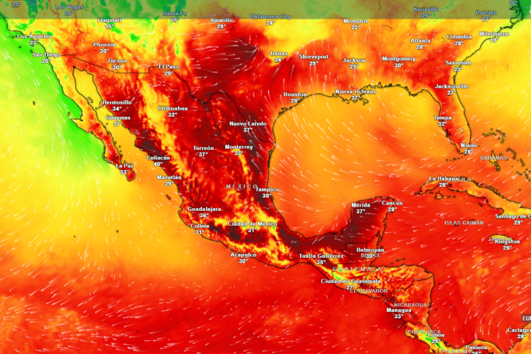 Ola de calor en México eleva temperaturas hasta 45 °C en al menos 20 estados