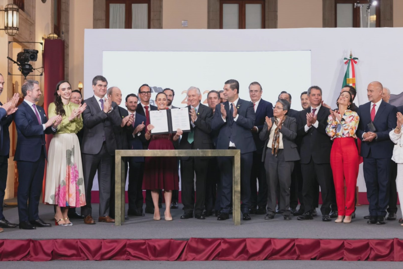 Sheinbaum impulsa acuerdo para fortalecer el acero mexicano en obra pública