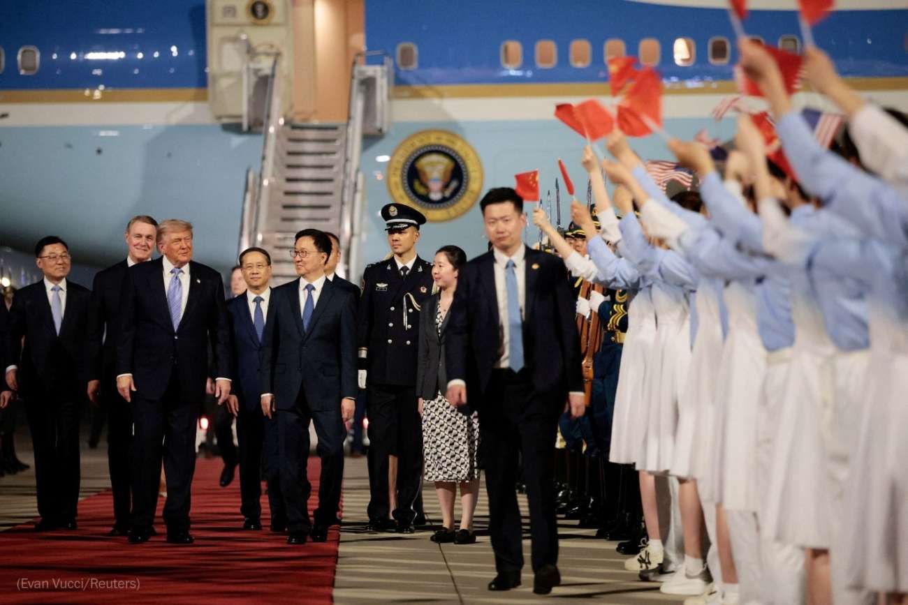 Donald Trump llega a China para fortalecer diálogo comercial y político