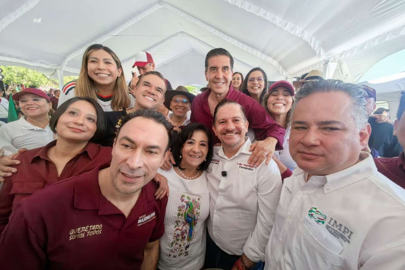 Morena muestra músculo político en Querétaro durante acto de respaldo a Sheinbaum