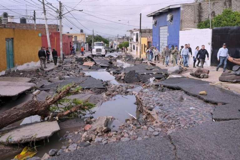 Obras pluviales en Peñuelas alcanzarán capacidad total la próxima semana