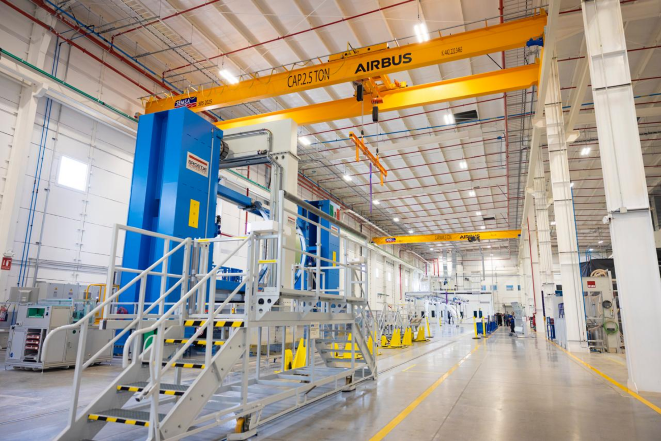 Airbus fortalece su presencia en Querétaro con inversión de 646.7 millones de pesos