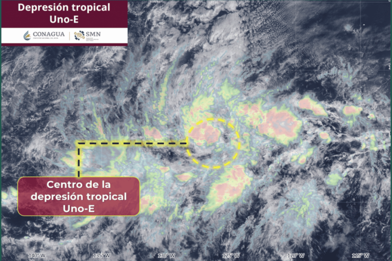 Depresión tropical ‘Uno-E’ marca el inicio de la temporada en el Pacífico