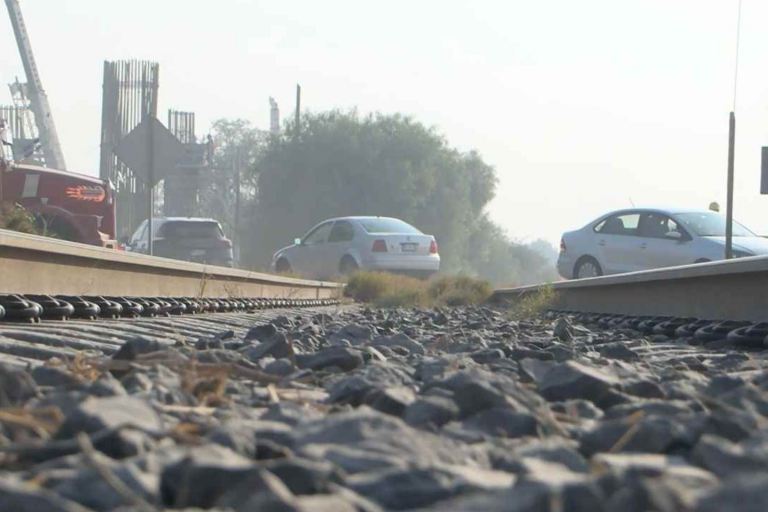 Realizan simulacro de desvíos viales por obras del Tren México-Querétaro