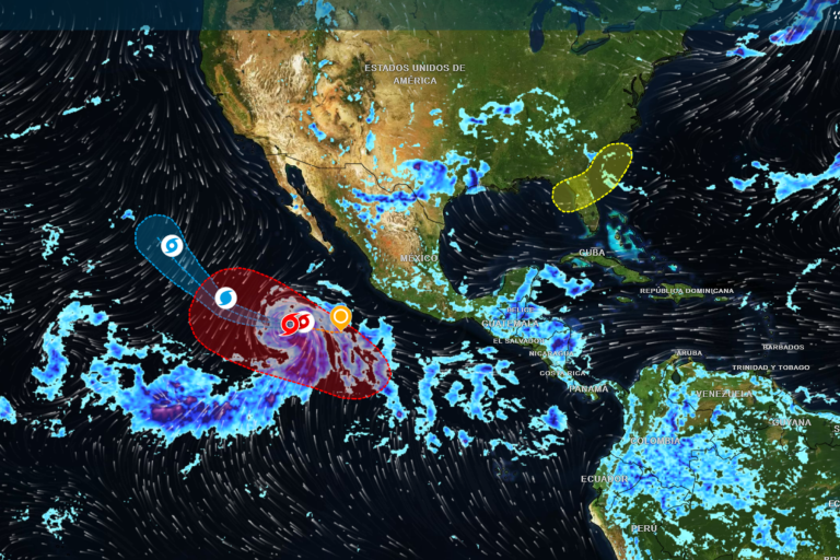 Depresión tropical 5-E evoluciona a tormenta tropical ‘Elida