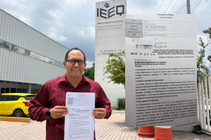 Morena denuncian a Gerardo Cuanalo ante el IEEQ por presunto uso indebido de recursos públicos