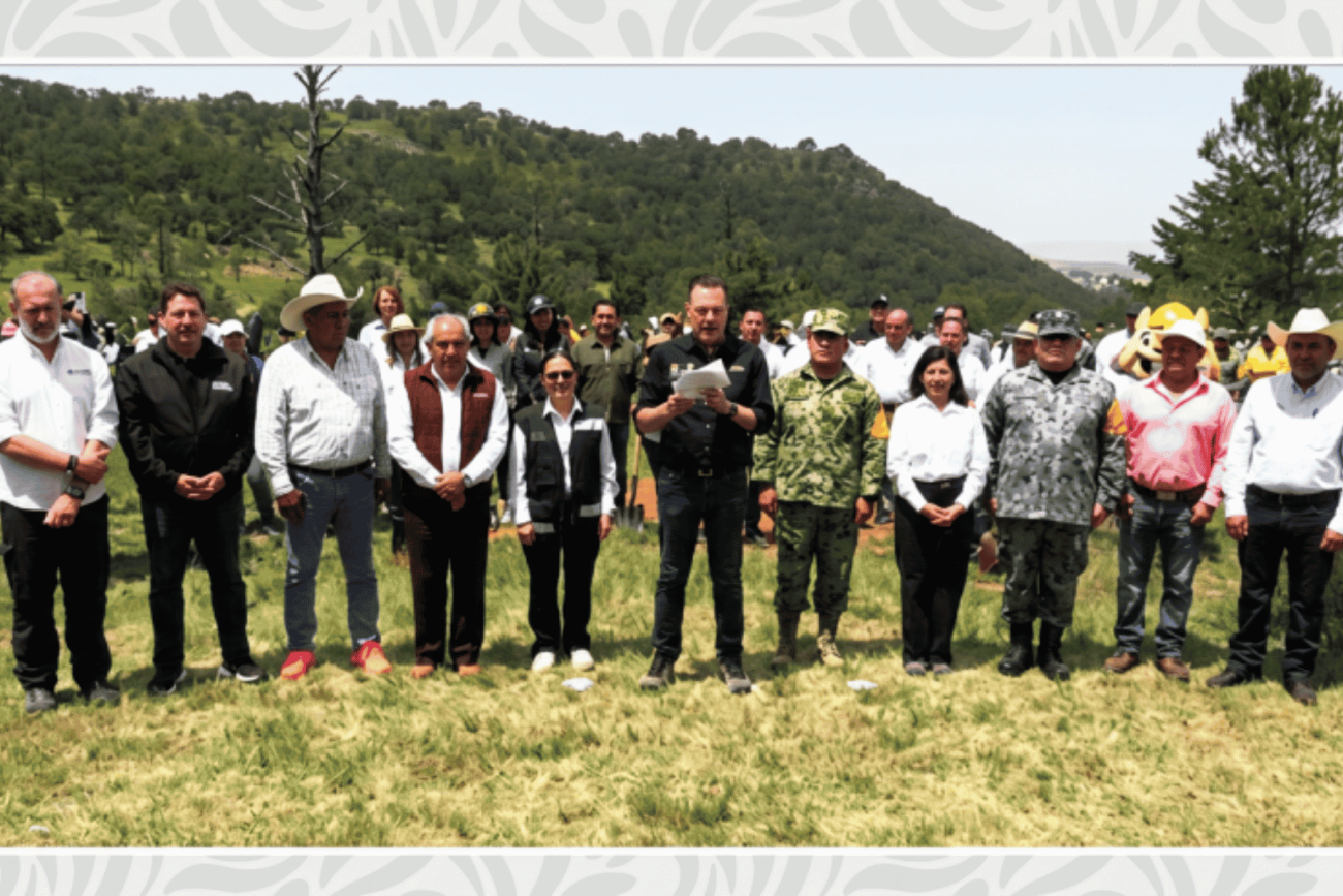 Mauricio Kuri González participa en la Jornada Nacional de Reforestación 2026