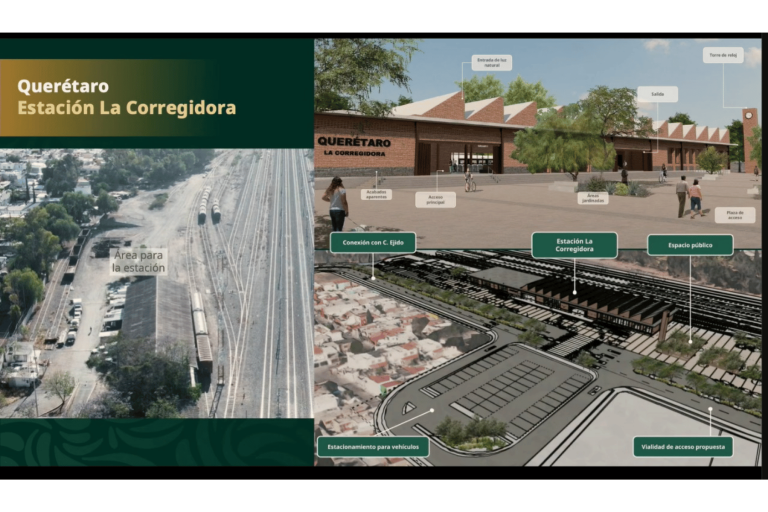 Municipio de Querétaro prevé hasta 20 obras complementarias alrededor de la estación del tren