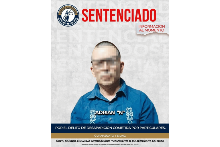 Condenan a más de 156 años por cinco desapariciones en Guanajuato