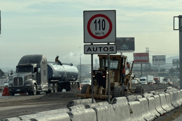 Obras en Carretera 57 habilitan dos carriles y prevén apertura total en octubre