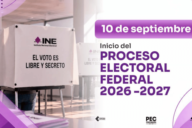 INE inicia el proceso electoral federal 2026-2027 con nuevo distintivo institucional