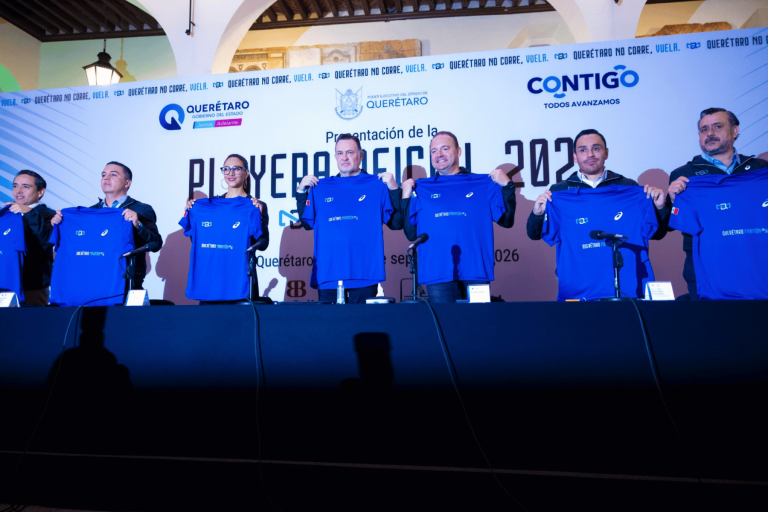 Presentan playera oficial del Querétaro Maratón 2026