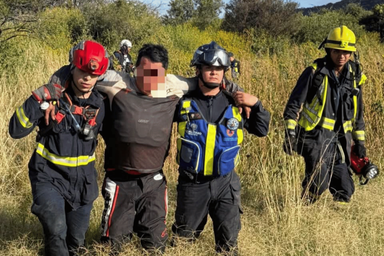 Rescate de tres personas concluye tras más de 12 horas en Peña Colorada