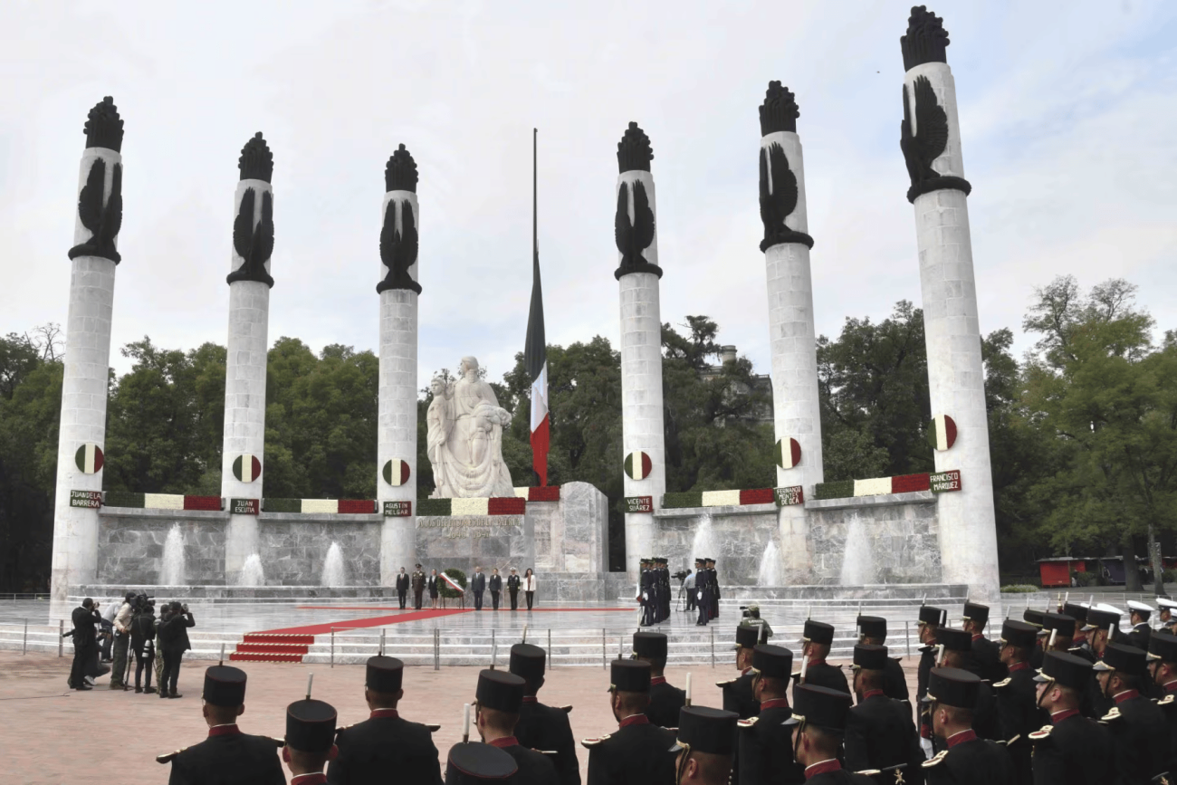 Sedena reafirma soberanía de México durante ceremonia de los Niños Héroes