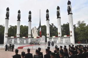 Sedena reafirma soberanía de México durante ceremonia de los Niños Héroes