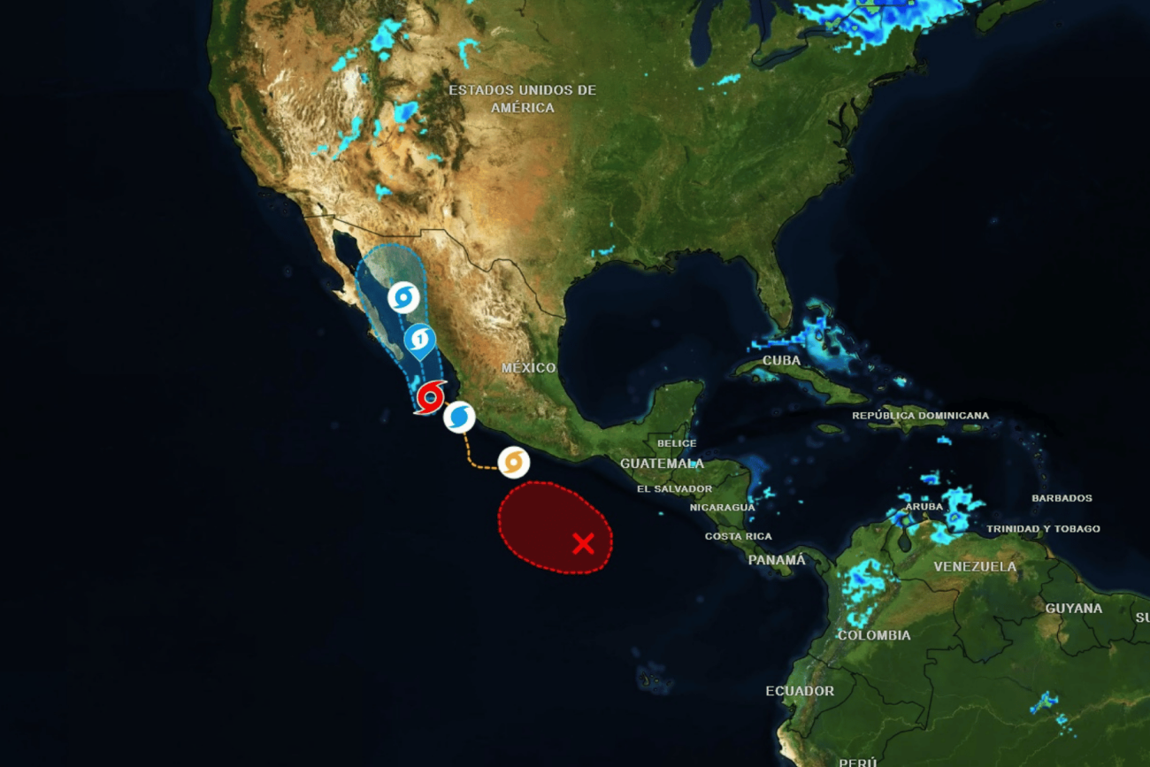 Huracán Simón baja a categoría 1 y mantiene riesgo de lluvias en Nayarit, Jalisco y Sinaloa