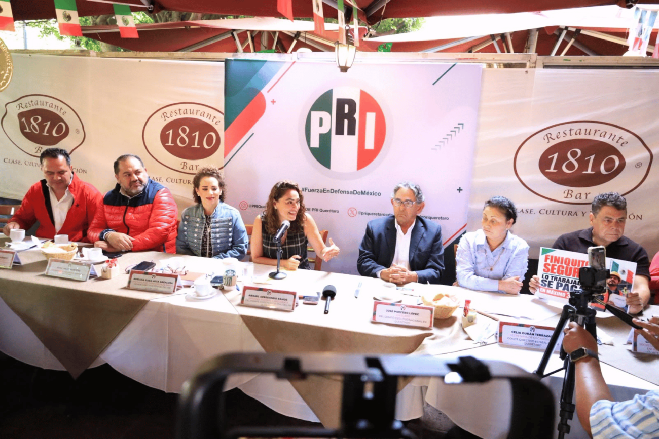 PRI alerta por recorte del 38% para atender violencia política y exige piso parejo rumbo a 2027