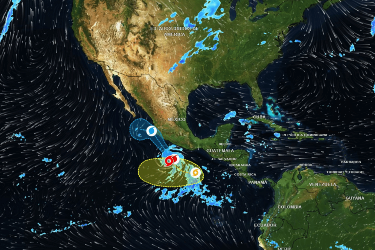 Tormenta tropical “Trudy” se convierte en huracán y amenaza con lluvias intensas en el Pacífico